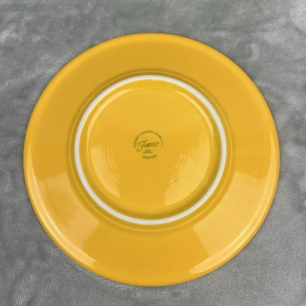Fiesta Fiestaware Homer Laughlin Luncheon Plate Daffodil